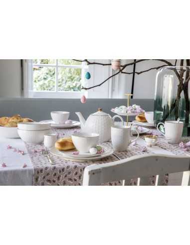 Théière porcelaine Nippon White blanc et or 1300 ml Tokyo Design Studio