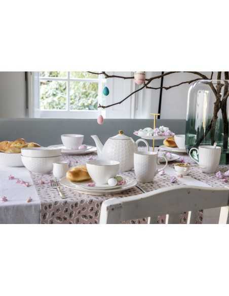 Théière porcelaine Nippon White blanc et or 1300 ml Tokyo Design Studio