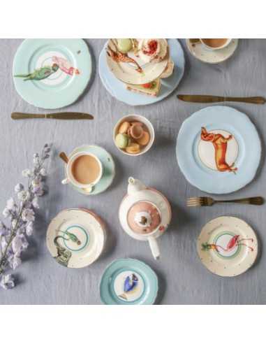 Assiette à dessert Animal x4