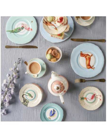 Assiette à dessert Animal x4