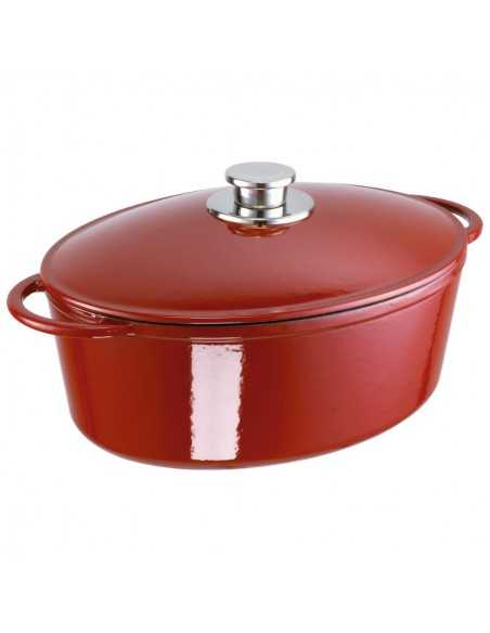 Cocotte ovale en fonte Rustika 34 cm