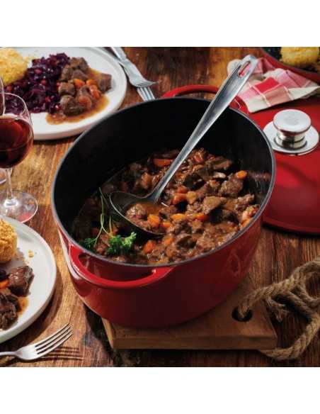 Cocotte ovale en fonte Rustika 34 cm