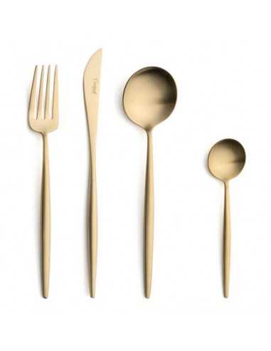 cutipole Ménagère couverts couleur champagne