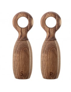 Set moulin à sel et poivre en bois Martim