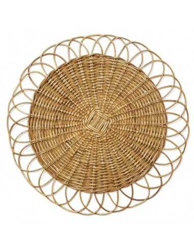 Set de table en rotin Fleur