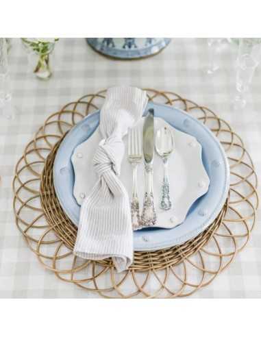 Set de table en rotin Fleur