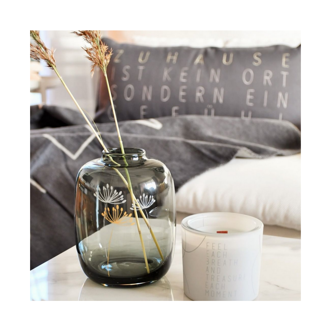 Vase en verre Dandelion Räder Design Arteco Boutique