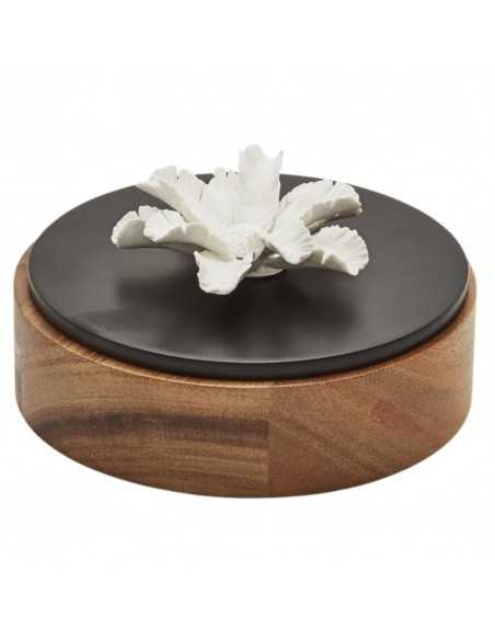 Boîte décorative en bois et céramique Palmi