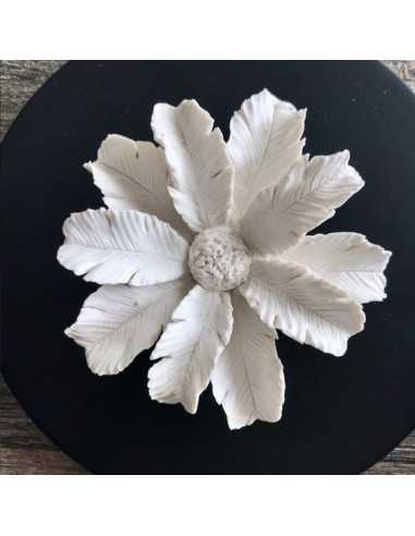 Boîte décorative en bois et céramique...