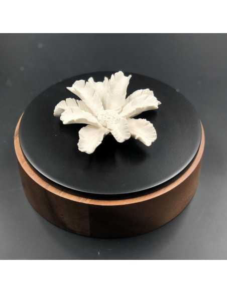 Boîte décorative en bois et céramique Palmi