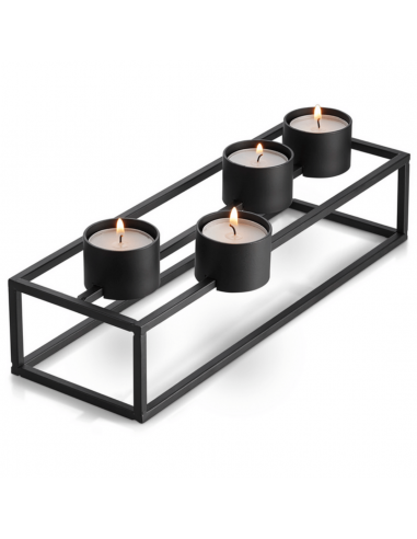 Chauffe théière moderne avec bougies