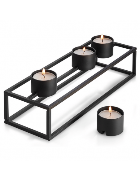 Chauffe théière moderne avec bougies