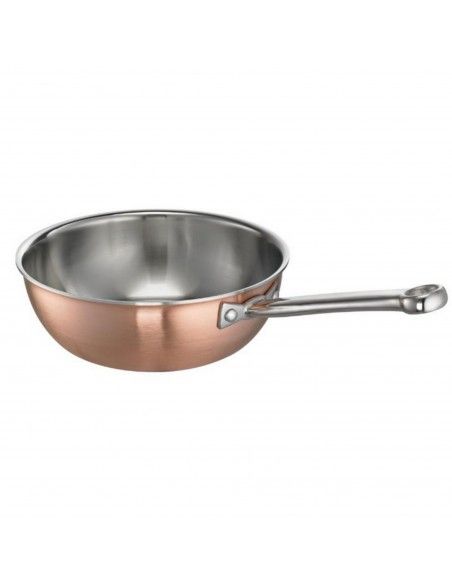 Sauteuse en cuivre spécial induction De Luxe