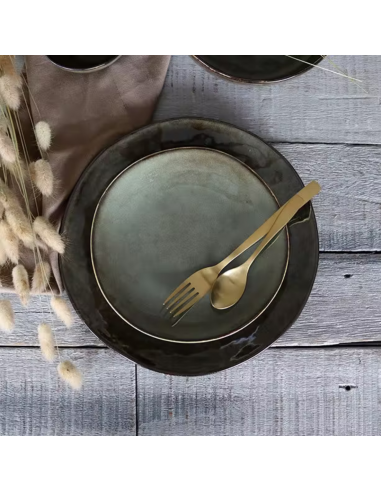 Service vaisselle marron Terra