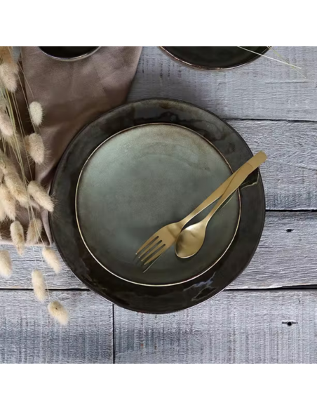 Service vaisselle marron Terra