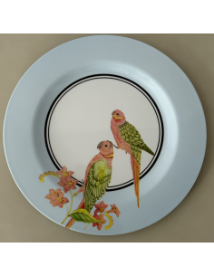 Lot de 4 assiettes animaux 2