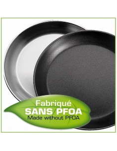 Sauteuse anti-adhérente Exceliss+  inox Strate poignée amovible 2