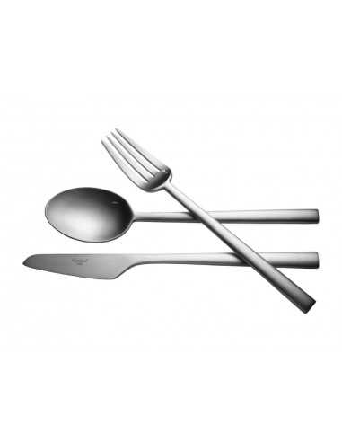 Ménagère en argent mat ou brillant